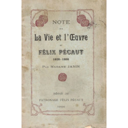 Note sur la Vie et l'Œuvre de Félix Pécaut