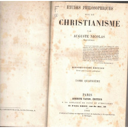 Études philosophiques sur le Christianisme