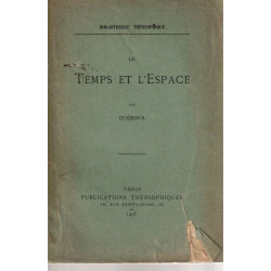 Le temps et l'espace