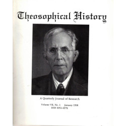 Theosophical History vol VII. N 1