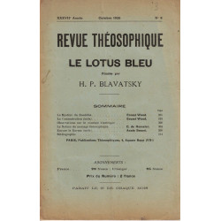 Revue théosophique : Le lotus bleu