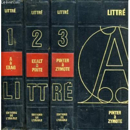 Dictionnaire de la langue francaise 3 volumes