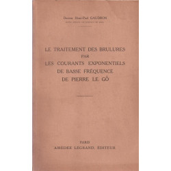 Le traitement des brulures par les courants exponentiels de basse...