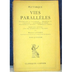 Vies parallèles tome quatrième