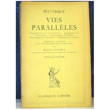Vies parallèles tome quatrième