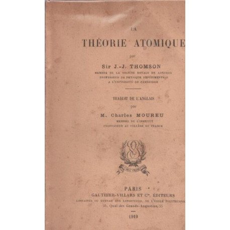 La théorie atomique