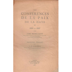 Les Conventions Et Déclarations De La Haye De 1899 Et 1907