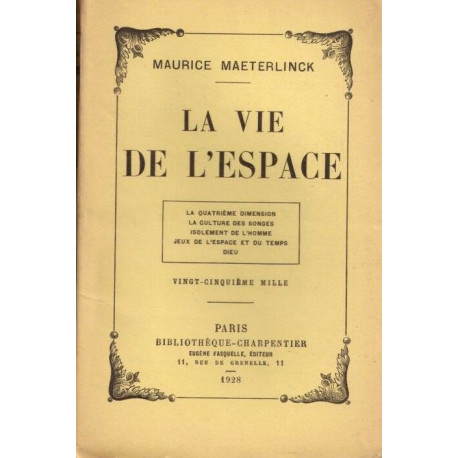 La vie dans l'espace