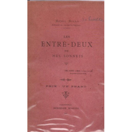 Les entre-deux de mes sonnets