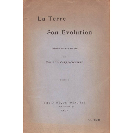 La Terre son évolution