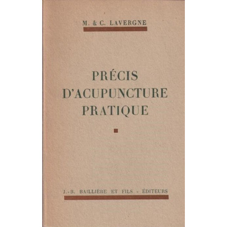 Précis d'acupuncture pratique