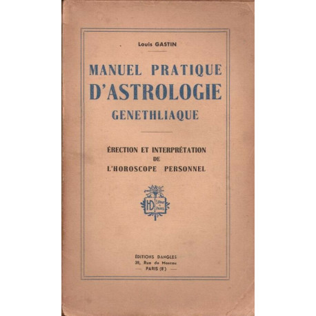 Manuel d'astrologie généthliaque