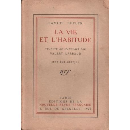 La vie et l'habitude