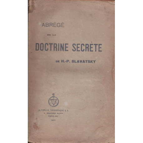 Abrégé de la Doctrine Secrète