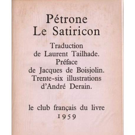 Le Satyricon
