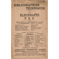 BIBLIOGRAPHIES TECHNIQUES