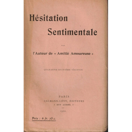 Hesitation sentimentale