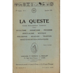 LA QUESTE Premiere annee