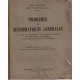 Problèmes de mathématiques générales