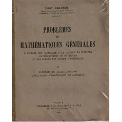 Problèmes de mathématiques générales