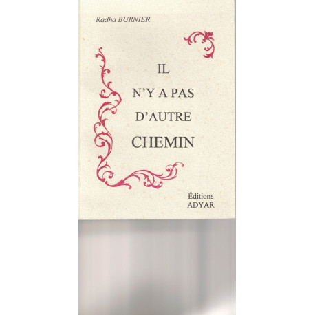 Il n'y a pas d'autre chemin
