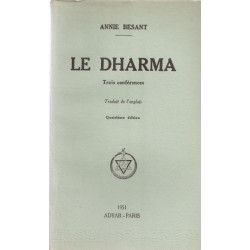 Le Dharma. Trois conférences