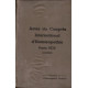 Actes du Congrès International d'Homoeopathie Paris 1932