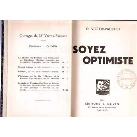 Soyez optimiste