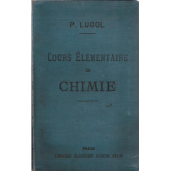 Cours élémentaire de chimie