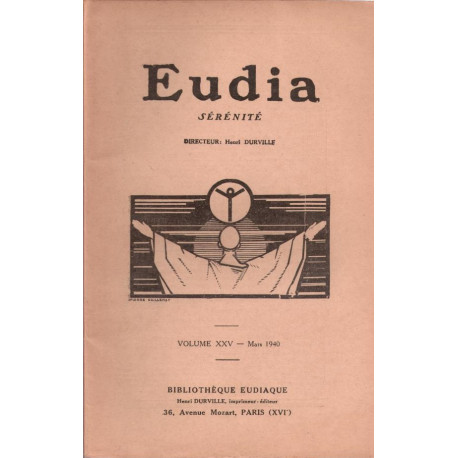 EUDIA volume XXV mars 1940