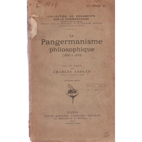 Le pangermanisme philosophique (1800 à 1914)