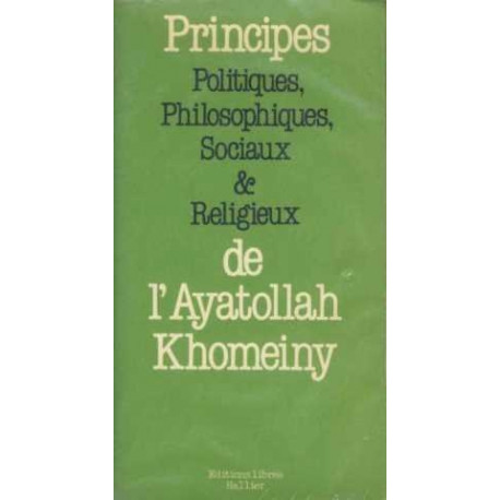 Principes politiques philosophiques sociaux et religieux