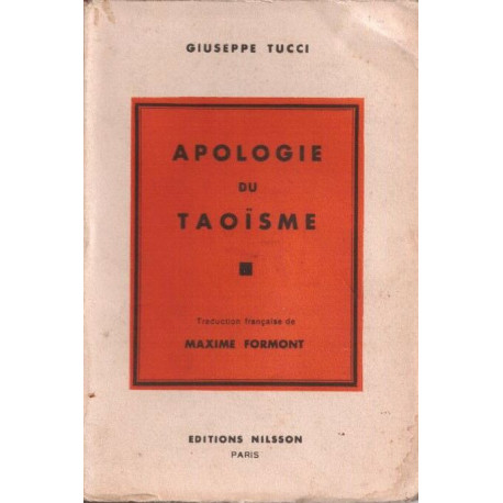 Apologie du taoïsme Traduction française de Maxime Formont