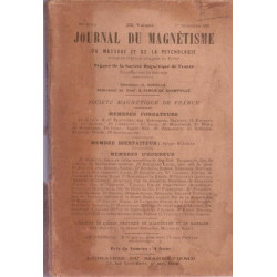 Journal du Magnétisme n° 1 - 35ème volume